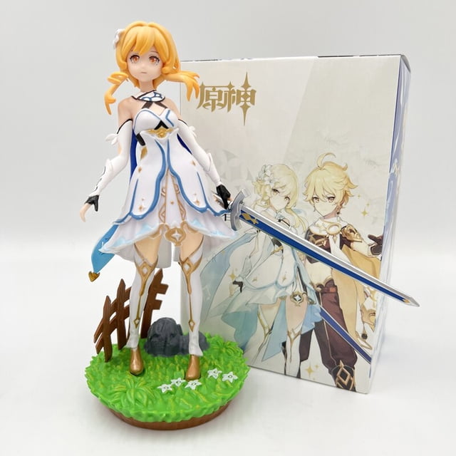 Genshin Impact Venti Anime Figure, Yae Ko Action Figure, Klee, Qiqi, Xiao, Hu Tao Figure Collection Butter Toys, 19cm19 cm con caja al por menor4 zhangmengya unisex