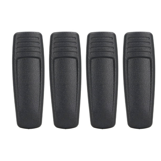 Clip Para Cinturón, 4 Piezas Clip Para Cinturón De Repuesto ABS Portátil Negro Ampliamente Compatible Para Bolsillo