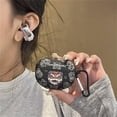 thumbnail image 2 of Case for Bose Ultra Open Earbuds(2024 Release),Cute Cartoon Cool Lion Pattern Design Headphone Cover for Bose Open Ear Wireless Earbuds with Keychain (Black), 2 of 11