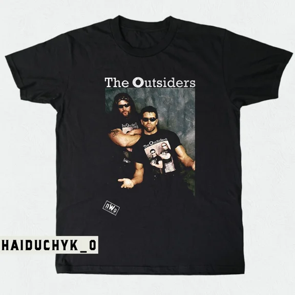 RARE The Outsiders Nwo Wrestling T ShirtThe Outsiders Unisex Black T-shirt Size S-5XL