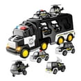 thumbnail image 4 of Camión de bomberos de juguete, vehículos eléctricos de fricción, juguetes para vehículos con luces y sonidos para niños y niñas, Pascua, regalo Negro, 4 of 10