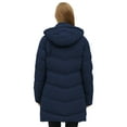thumbnail image 3 of WenVen Women's Winter Jacket Windrproof Winter Coat Warm Puffer Jacket Blue XL, 3 of 8