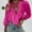 Hot Pink, variant on Elvqul Blouses for Women Yellow Casual Tops Long Sleeve Pullover Dressy Womens Shirts Plain