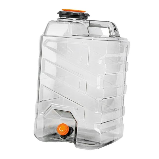 Cubo de agua para acampar, contenedor de gran capacidad, portátil, barril de agua pura, sin fugas 28 litros