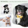 thumbnail image 6 of Mumup Cute Dog Collar with Bling Rhinestone, Bling Dog Collar Adjustable Leather Diamond Sparkling Jewel Accessories  Intended for Teacup/Cat/Small Medium Large Pet, 6 of 7