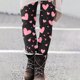 thumbnail image 4 of TaTaai Valentine's Day Graphic Stretchy Non-see-through Women Compression Yoga Pants High Waisted Breathable Elastic Workout Running Casual Full Length Leggings Gift, 4 of 8