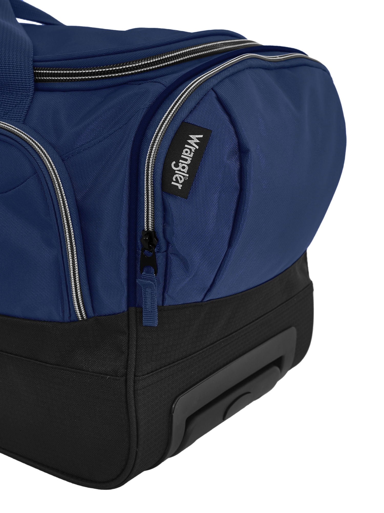 Wrangler 21" Deluxe Polyester Rolling Duffel, Navy