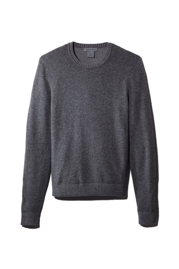 Dylan Mens Sweater Gray Crew Neck Knit Solid Pullover Gray XL