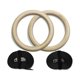 thumbnail image 3 of Anillas de Gimnasia de Madera con Correas y Hebillas Regulables, Superficie Antideslizante, Equipo de Fitness para Entrenamiento de Fuerza y Ejercicios de Cuerpo Completo en Gimnasio Casero, 3 of 5