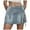 Dark Blue, variant on vigerkar Women Denim Cargo Skirt Y2K Vintage Low Waist Button Bodycon Mini Jean Skirt Trendy Going Out Streetwear with Pockets Light Blue, M