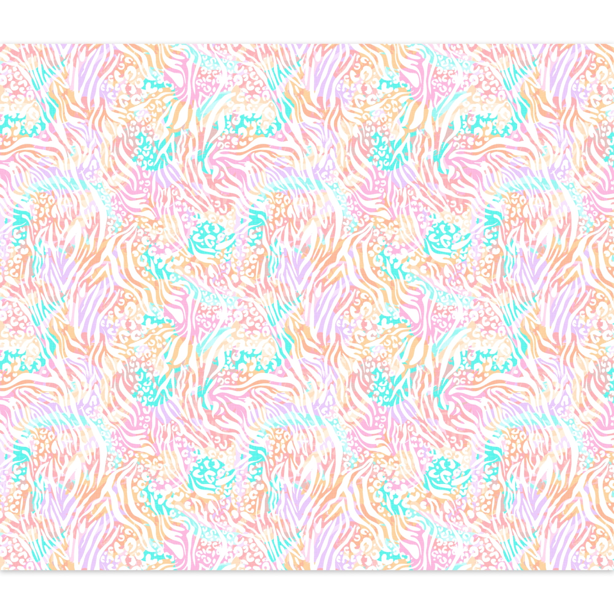 Create It 18"x21" Cotton Animal Skin Precut Sewing & Craft Fabric, Multicolor 10 Pieces