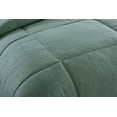 thumbnail image 6 of Messy Bed Washed Cotton Comforter Mini Set, King, Sage, 6 of 6