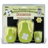 Mc Gill Paper Blossoms Punch Set/3 With Molding Mat-Dogwood