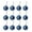 Blue, variant on 12Pcs S-shaped Metal Hooks Set Strong Load-bearing Rust Proof Multifunctional Diamond Shaped Decorative Shower Curtain Hooks