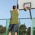 thumbnail image 5 of Pofeuu Squirrel And Nuts Print Basketball Jersey, Shirts for Men Youth Basketball Jersey Crew Neck-Medium, 5 of 6