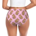 thumbnail image 3 of Womens Underwear Capybara Print Pink Cuteness No Show Seamless Underwear for Women, Soft Stretch Women's Panties, Hipster Ladies Panties Bikini Underwear Briefs, 3 of 6