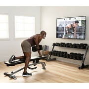 NordicTrack Adjustable Weightlifting Bench with Comfortable Padded Seat and Incline/Decline Functionality