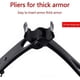 thumbnail image 2 of Thick Nail Clippers Wide Claw Nail Clippers For Thick Toenail Nails, Stainless Steel Heavy Duty Finger Toe Nail Clipper Trimmer, Black, 2 of 5