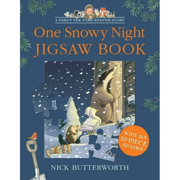 Percy the Park Keeper One Snowy Night Jigsaw Book, (Board Book)