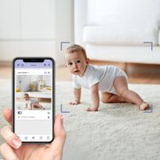 Hubble Dual Vision Smart HD Baby Monitor+ Eclipse Bundle - The Hubble Complete Baby Monitoring & Soothing Bundle.