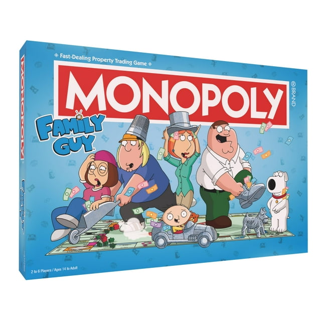 Juego de mesa USAOPOLY Monopoly Family Guy con Banana Brian