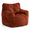 Red + Corduroy + Foam, variant on Oversized Corduroy Lazy Sofa Chair, Soft Fluffy Memory Sponge Filled Lounge Chair with Ergonomic Backrest, No Assembly Accent Chair for Living Room, Bedroom, Dorm, Reading Room, Supports 250 lbs