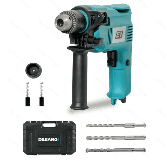 1/2 Inch SDS-Plus Heavy Duty Rotary Hammer Drill, with Safety Clutch, 3 Functions with Vibration Control Including Drill Bits
