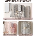thumbnail image 7 of Colourtree Gray Jewelry Boxes & Organizers Display Cabinet, Bedroom Wall Storage Decor Aesthetic, 7 of 7