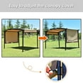 thumbnail image 7 of YYAo Outdoor Party Tent, CanopyCanopy, Shade Shelter, 12 x 9 Feet Outdoor Pergola Canopywith Retractable Canopy Shades, 7 of 7