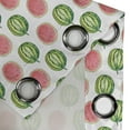thumbnail image 4 of Ambesonne Watermelon Grommet Curtain, Tropic Summer Fruit, 50" x 84", Green Coral White, 4 of 6