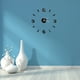 thumbnail image 3 of Reloj de pared 3D DIY moderno de acrílico con números arábigos para decoración del hogar, sala de estar y dormitorio, color negro (pilas no incluidas)., 3 of 3