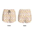 thumbnail image 5 of Lsque Cute Cartoon Mushrooms Printed Women's Running Shorts with Liner Pockets,Elastic Quick Dry Workout Athletic Gym Yoga Shorts,Womens High Waist Shorts-Small, 5 of 9