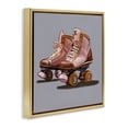 thumbnail image 2 of Stupell Industries Art Deco Roller Skates on Grey Gold Floating Frame Canvas Art, 25 x 25, by Amelia Noyes, 2 of 7