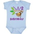 thumbnail image 3 of Inktastic Half Birthday 6 Months Baby Monkey Boys or Girls Baby Bodysuit, 3 of 5