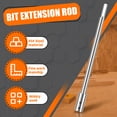 thumbnail image 2 of Drill Bit Extension Chuck Steel Ship Auger Spade Extra Long Woodworking Tool (1pcs ), 2 of 10