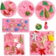 thumbnail image 1 of Moldes De Silicona De Chocolate Para Fondant De Navidad Diy Árbol De Navidad Copo De Nieve Reno Santa Moldes Para Hornear Para Fiesta De Navidad Pastel Pudín Decoración De Gelatina 6 Uds Monstrate HA039258-00, 1 of 6