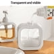 thumbnail image 4 of Juego de dispensadores de jabón multiusos, estilo de vida ecológico, 3 dispensadores de jabón rellenables de plástico PET transparente para cocina y baño, bomba antifugas, portátiles y a prueba de, 4 of 5