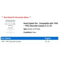 thumbnail image 2 of Head Gasket Set - Compatible with 1990 - 1992 Chevy Camaro 3.1L V6 1991, 2 of 2