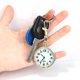 thumbnail image 2 of Reloj de bolsillo de cuarzo, relojes con llavero, esfera redonda, colgante Simple portátil para mujeres y hombres, 2 of 5