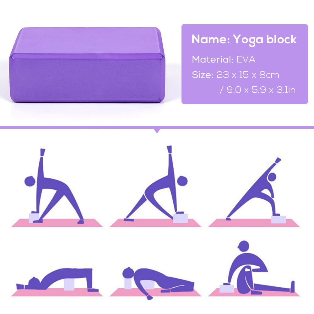 5pcs Yoga Equipment Set Include Yoga Ball Yoga Blocks Stretching Strap  Resistance Loop Band Exercise Band 
