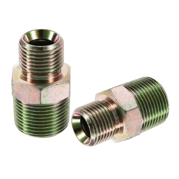 5Pack G3/4 x PT1/2 Carbon Steel Pipe Fitting Reducing Hex Nipple