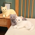 thumbnail image 4 of BESTSKY 2026 New Cute Solid Color Cat Plush Toy Doll Children'S Birthday Gift for 2 3 4 Years Old Toddlers Girls Boys Christmas Birthday Gifts, 4 of 7