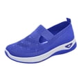 thumbnail image 4 of Mepaouo Orthopedic Shoes for Women Wide Width Walking Slip on Sneakers Arch Support Nurse Walking Flats, 4 of 5