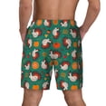 thumbnail image 2 of Lsque Mens Swim Trunks Turkey And Thanksgiving1 Pattern - Bathing Suit Compression Liner - Beach Swim Shorts Swimwear - (S-3XL) - Stretch Quick Dry -XX-Large, 2 of 9