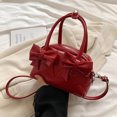 thumbnail image 4 of Bolso Bandolera Likrtyny Con Lazo PU para Mujer Elegante rojo, 4 of 7