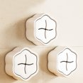thumbnail image 4 of Latrodar Non Punched Towels Cloths Storage Plugs Household Kitchen Bathroom Wall Adhesive Hooks Door Hooks Rear Hooks 3 PCS Beige Durable, 4 of 5