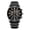 Black shell black, variant on Date Quartz Steel Belt Business Casual Six Needle Men's Watch