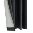 thumbnail image 3 of Loft Living Augustow Blackout Grommet Indoor Curtain 52 x 108 in Charcoal, 3 of 5