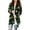 #01Dark Green, variant on Women's Halloween Sketch Pumpkin Floral Print Open Front Long Sleeve Cardigan Fall Outer Coat