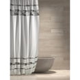 thumbnail image 5 of Urben Black Soft Fabric Shower Curtain Pieced Unique pattern - 72" x 96", 5 of 5